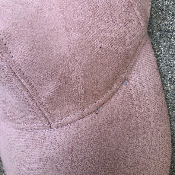 Women's Microfiber Baseball Hat Women's One Size Pink Adjustable Cap - Picture 3 of 5